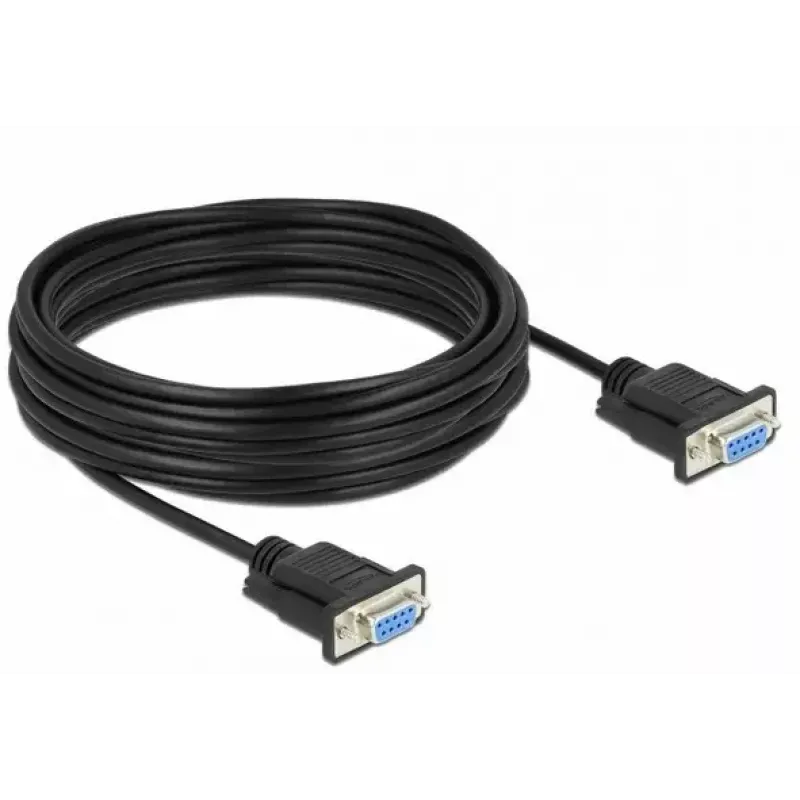 Cable serie RS-232 DeLOCK 87525 10 m hembra a hembra