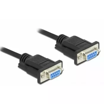 Cable serie RS-232 DeLOCK 87525 10 m hembra a hembra