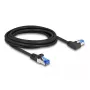 Cable de red DeLOCK RJ45 Cat.6A S/FTP 3 m negro