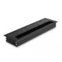 Pasacables DELOCK 66857 para escritorio, negro, 80×280×28 mm, 1 ud.