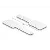 Sujetacables mini de velcro DeLOCK L 90 mm x An 24 mm autoadhesivo 10 uds. blanco