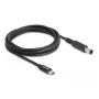 Cable de carga para portátil DeLOCK conector macho USB Type-C a conector macho Dell 7,4 x 5,0 mm 1,5 m 20 V
