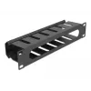 Panel de gestión de cables DeLOCK 10 pulgadas 66843 negro