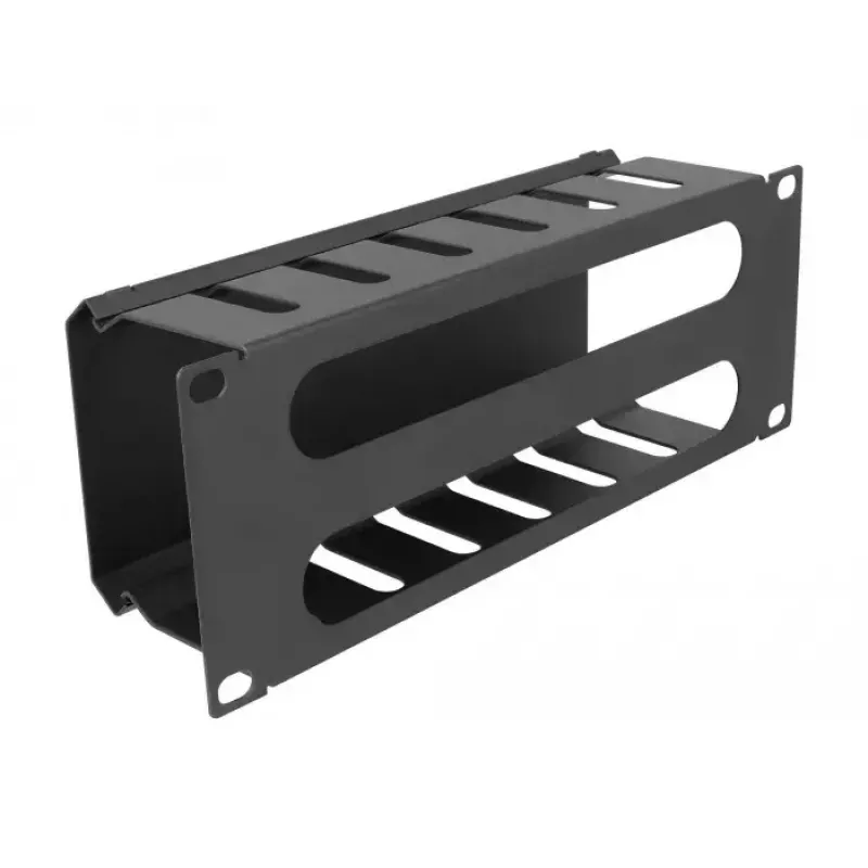 Panel de gestión de cables DeLOCK 10 pulgadas 66844 negro