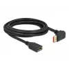 Cable alargador DisplayPort DeLOCK 87084 3 m 8K 60 Hz conector macho 90° hacia arriba a conector hembra