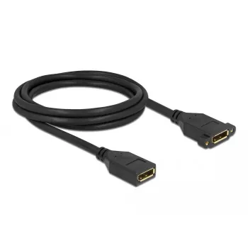 Cable DisplayPort conector hembra a hembra para montaje en panel DeLOCK 87101