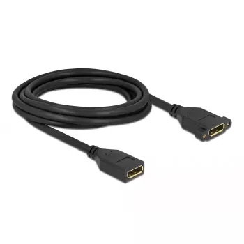 Cable DisplayPort conector hembra a hembra para montaje en panel DeLOCK 87103 3 m