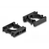 Soporte para cables DeLOCK 60486 25 mm negro 4 uds.