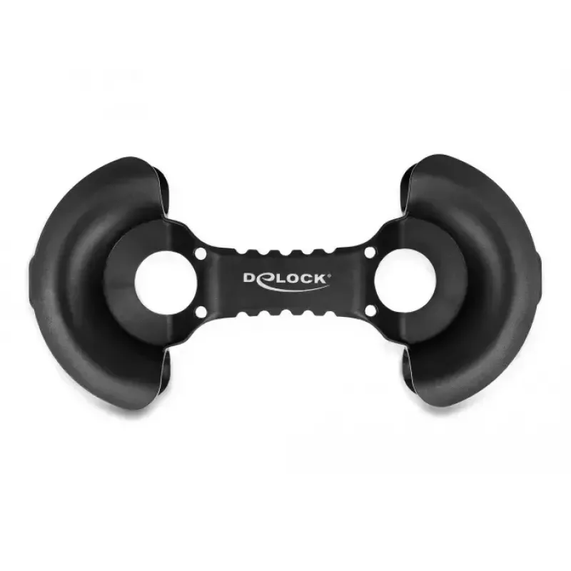 Enrollacables DeLOCK 250 x 115 mm Negro plástico