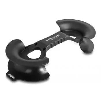 Enrollacables DeLOCK 250 x 115 mm Negro plástico