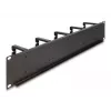Panel de gestión de cables DeLOCK 19 pulgadas 66917 2U negro con 10 ganchos