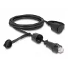 Cable de red DeLOCK conector macho RJ45 a conector macho RJ45 Cat.6 STP 2 m IP68