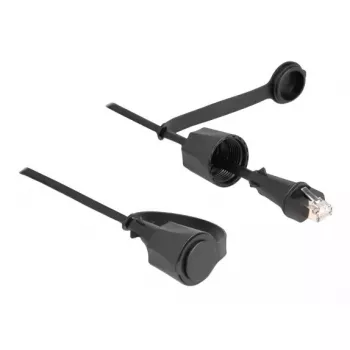Cable de red DeLOCK conector macho RJ45 a conector macho RJ45 Cat.6 STP 2 m IP68