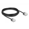 Cable de red DeLOCK RJ45 Cat.6 UTP 5 m Negro