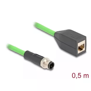 Accesorio de red industrial DeLOCK 60571 longitud de cable 0,5 m certificación UL 94