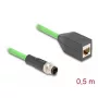 Accesorio de red industrial DeLOCK 60571 longitud de cable 0,5 m certificación UL 94