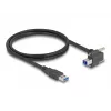 Cable USB DeLOCK 80480 1 m conector macho USB Type-A a conector macho USB Type-B 5 Gbit/s