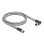 Cable de sensor/actuador DeLOCK 3 m RST M12 gris 80544