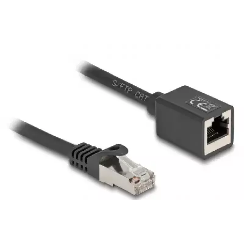 Cable de red DeLOCK 90320 RJ-45 Cat6a 1 m negro