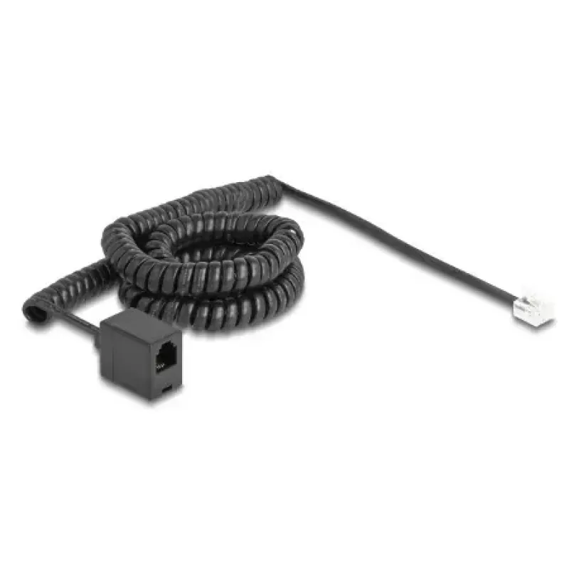 Cable de teléfono DeLOCK 90233 5 m negro RJ-11