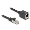 Cable de red DeLOCK 90318 RJ-45 Cat6a 5 m negro