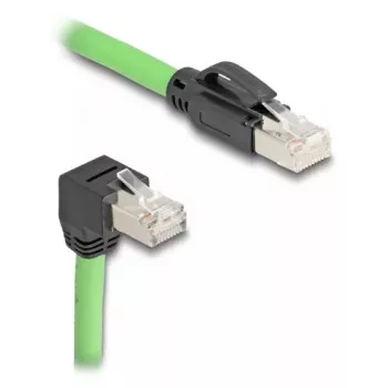 Cable de red DeLOCK 80897 RJ-45 Cat6a 5 m negro verde