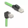 Cable de red DeLOCK 80897 RJ-45 Cat6a 5 m negro verde