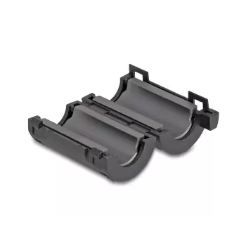 Abrazadera para núcleo de ferrita DELOCK 80947, negro, 36×19,5×18 mm, pack de 2