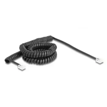 Cable de teléfono DeLOCK 90226 5 m negro RJ-11 a RJ-11