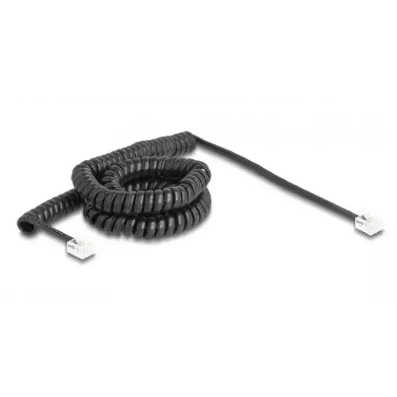 Cable de teléfono DeLOCK 90226 5 m negro RJ-11 a RJ-11