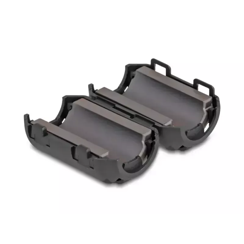 Abrazadera para núcleo de ferrita DELOCK 80948, negro, níquel/plástico/zinc, 36 × 23,5 × 22,2 mm, pack de 2