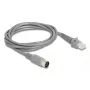 Cable de red DeLOCK 90167 RJ-50 borne de conexión de 8 polos 2 m gris