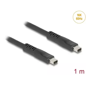 DeLOCK 81176 Cable DisplayPort 1 m Mini DisplayPort negro