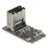 Tarjeta adaptadora DELOCK interna M.2 a Mini-SAS 64260, host M.2, salida Mini-SAS, JMicron JMB585, negra, LED