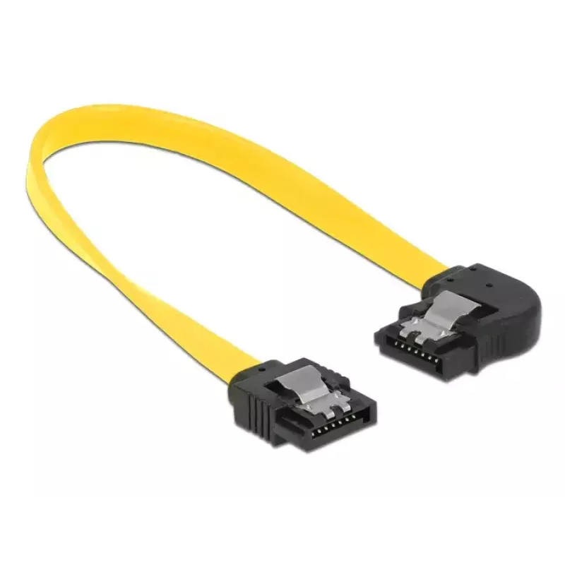 Cable SATA DeLOCK 83958 0,2m SATA 7 pines negro amarillo