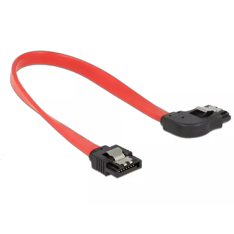 Cable SATA DeLOCK 83967 0,2 m SATA 7 pines negro rojo