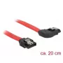 Cable SATA DeLOCK 83967 0,2 m SATA 7 pines negro rojo