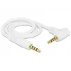 Cable de audio DeLOCK 84736 0,5 m 3,5 mm blanco