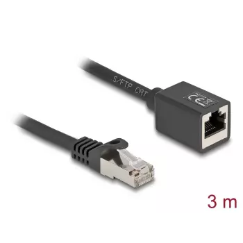 Cable de red DeLOCK 90317 RJ-45 Cat6a 3 m negro