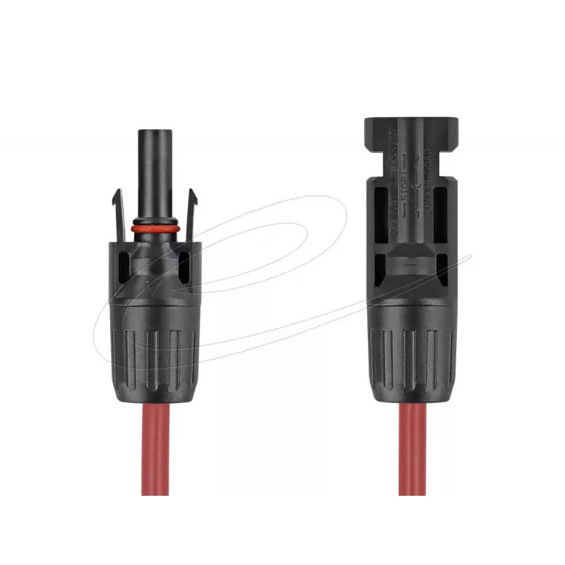 Cable DELOCK 90974 DL4 cable solar 6 mm² 3 m rojo/negro DC 1000 V conector macho a conector hembra