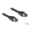 Cable de red DeLOCK RJ45 Cat.8.1 S/FTP 1 m hasta 40 Gbit/s negro