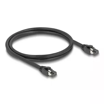 Cable de red DeLOCK RJ45 Cat.8.1 S/FTP 1 m hasta 40 Gbit/s negro
