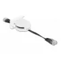 Cable de red pasacables DeLOCK Easy 45 módulo RJ45 Cat.5e negro