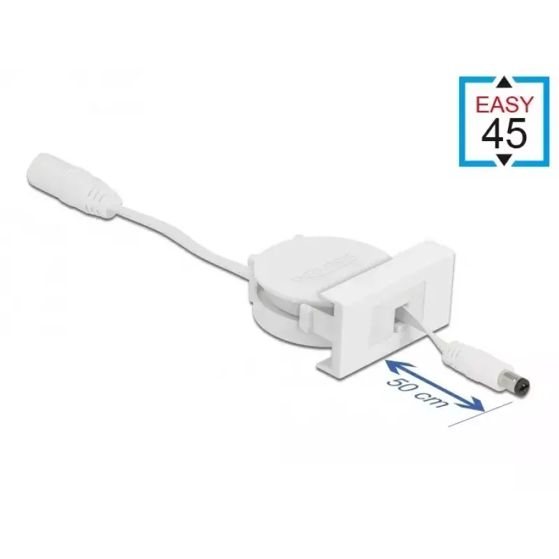 Cable de alimentación retráctil DeLOCK Easy 45 módulo 81377