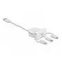 DeLOCK Easy 45 módulo USB 2.0 cable retráctil 3 en 1 0,5 m