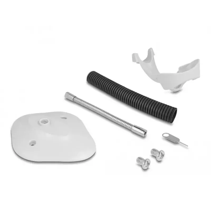 DeLOCK lector de códigos de barras USB 1D láser gris claro de mano con cable RJ-50