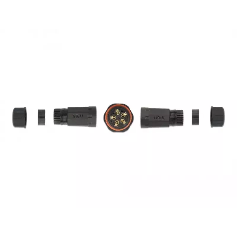 Conector de línea eléctrica DELOCK 86915 recto 85–260 V negro 25×114 mm 1 ud.