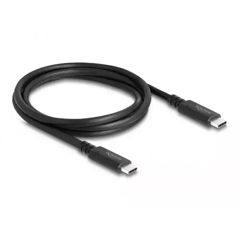 Cable coaxial DeLOCK USB4 40 Gbit/s 1,2 m USB PD 3.1 240 W