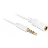Cable de audio DeLOCK 84717 0,5 m 3,5 mm blanco