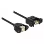 Cable USB DeLOCK 1 m USB 2.0-A/USB 2.0-B negro